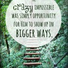 Don’t sweat the big stuff