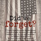 did we forget?