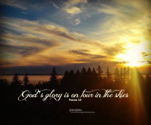 God's Glory on tour in the skies!! #NoLongerAshes