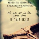 are you in the boat?